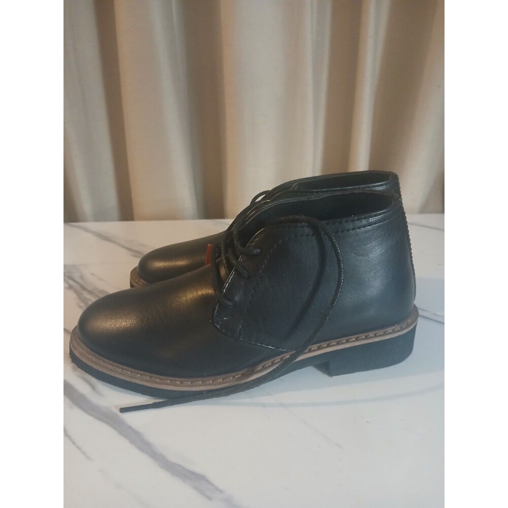 Deer Stags Ballard Chukka Formal Boots- Boys 12M  Black - Picture 4 of 7